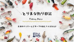 長潮のデイゲームでサーフの春ヒラメを釣る♪デカミノーなら昼間でも食うのかよ⁉︎